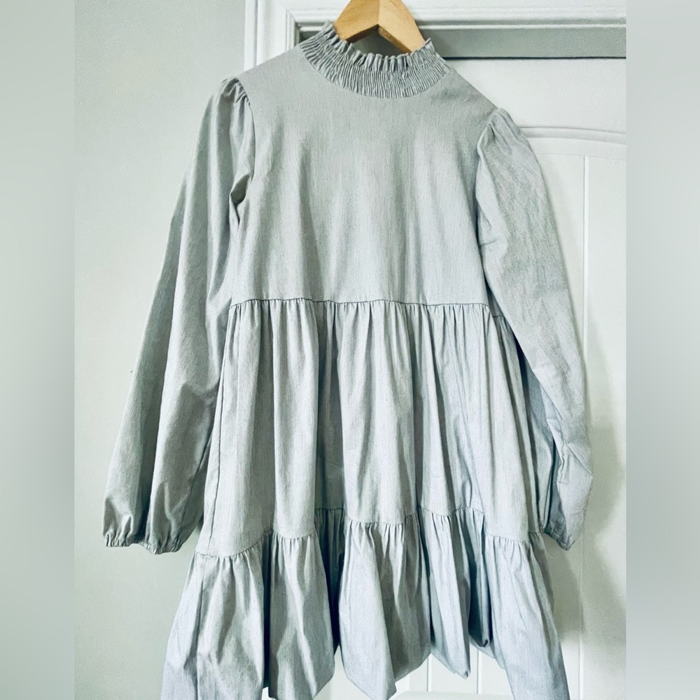 Zara high collar dress size small